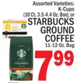 C Town STARBUCKS GROUND COFFEE offer