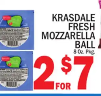 C Town KRASDALE FRESH MOZZARELLA BALL offer