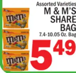 C Town M & M' S SHARE BAG offer