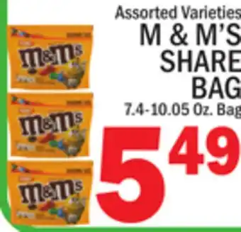 C Town M & M' S SHARE BAG offer