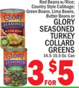 C Town GLORY SEASONED TURKEY COLLARD GREENS offer