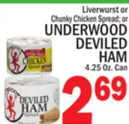 C Town UNDERWOOD DEVILED HAM offer