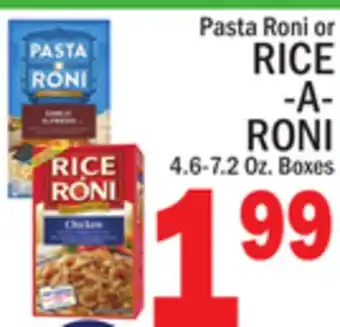 C Town PASTA RONI OR RICE -A- RONI offer