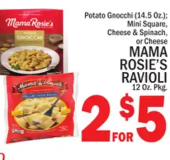 C Town MAMA ROSIE'S RAVIOLI 12 Oz. Pkg offer