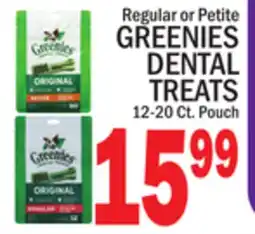 C Town GREENIES DENTAL TREATS offer