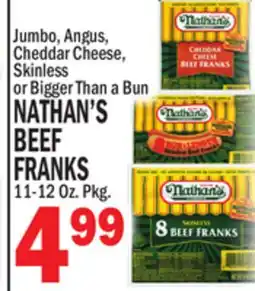 C Town NATHAN'S BEEF FRANKS offer