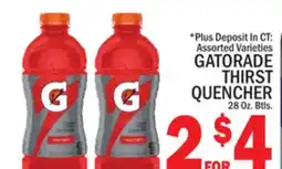 C Town GATORADE THIRST QUENCHER offer