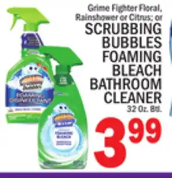 C Town SCRUBBING BUBBLES FOAMING BLEACH BATHROOM CLEANER offer