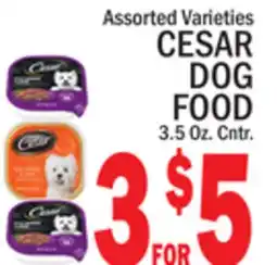 C Town CESAR DOG FOOD offer