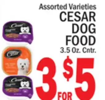 C Town CESAR DOG FOOD offer