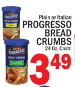 C Town PROGRESSO BREAD CRUMBS offer