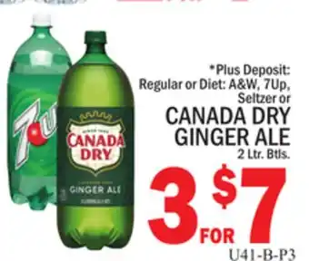 C Town CANADA DRY GINGER ALE offer