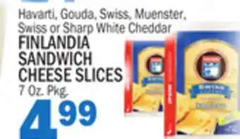 C Town FINLANDIA SANDWICH CHEESE SLICES offer