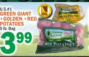 C Town GREEN GIANT GOLDEN, RED POTATOES offer