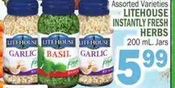 C Town LITEHOUSE INSTANTLY FRESH HERBS offer