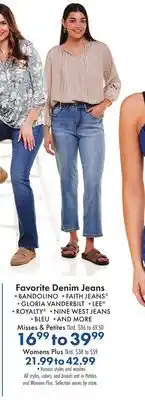 Boscov's Favorite Denim Jeans offer