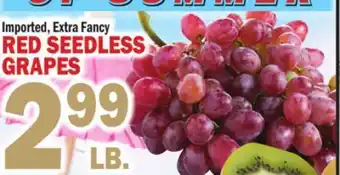 C Town RED SEEDLESS GRAPES offer