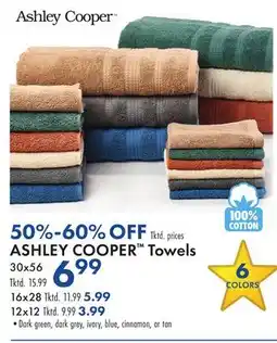 Boscov's ASHLEY COOPER Towels offer