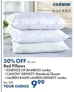 Boscov's Bed Pillows offer