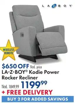 Boscov's LA-Z-BOY Kodie Power Rocker Recliner offer