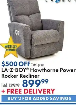 Boscov's LA-Z-BOY Hawthorne Power Rocker Recliner offer