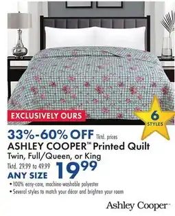 Boscov's ASHLEY COOPER Printed Quilt offer