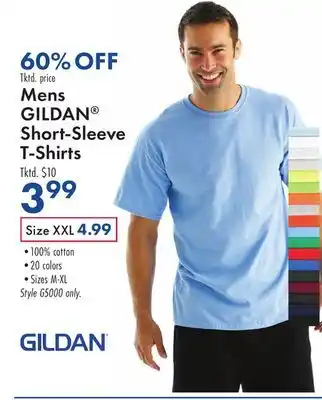 Boscov's Mens GILDAN Short-Sleeve T-Shirts offer