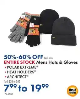 Boscov's Mens Hats & Gloves offer