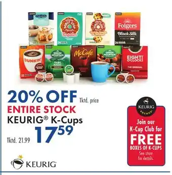 Boscov's KEURIG K-Cups offer