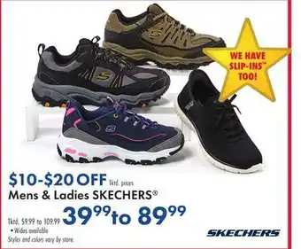 Boscov's Mens & Ladies SKECHERS offer