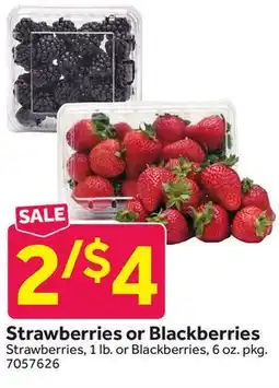 Stop&Shop Strawberries or Blackberries offer