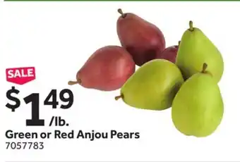 Stop&Shop Green or Red Anjou Pears offer