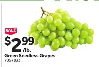 Stop&Shop Green Seedless Grapes offer