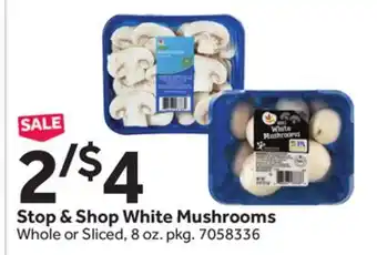 Stop&Shop Stop & Shop White Mushrooms offer