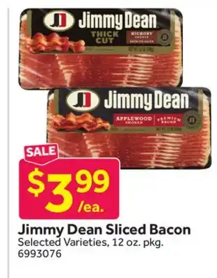 Stop&Shop Jimmy Dean Sliced Bacon offer