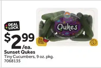 Stop&Shop Sunset Qukes Tiny Cucumbers offer