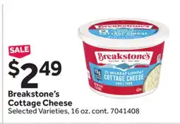 Stop&Shop Breakstone's Cottage Cheese offer