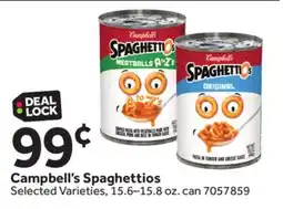 Stop&Shop Campbell's Spaghettios offer