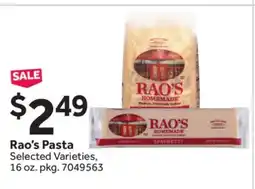 Stop&Shop Rao's Pasta offer