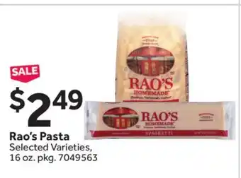 Stop&Shop Rao's Pasta offer