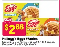 Stop&Shop Kellogg's Eggo Waffles offer