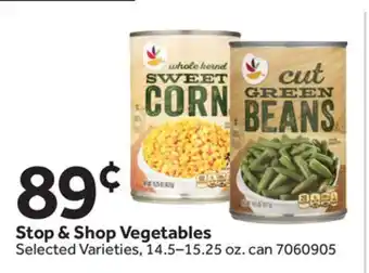 Stop&Shop Stop & Shop Vegetables offer