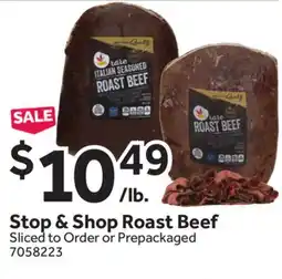 Stop&Shop Stop & Shop Roast Beef offer