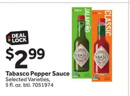 Stop&Shop Tabasco Pepper Sauce offer