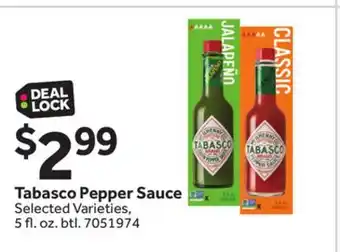 Stop&Shop Tabasco Pepper Sauce offer