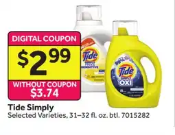 Stop&Shop Tide Simply offer