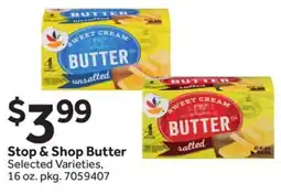 Stop&Shop Stop & Shop Butter offer