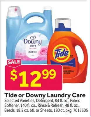 Stop&Shop Tide or Downy Laundry Care offer