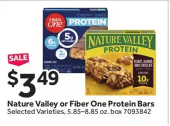 Stop&Shop Nature Valley or Fiber One Protein Bars offer