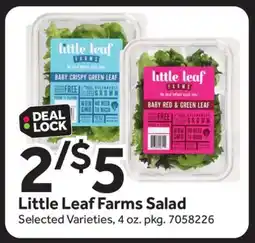 Stop&Shop Little Leaf Farms Salad offer